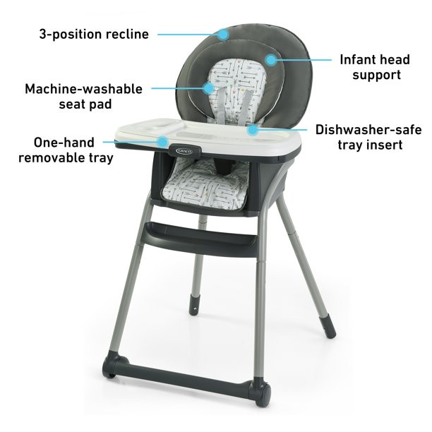 Graco Table2Table LX 6-in-1 High Chair. Arrows