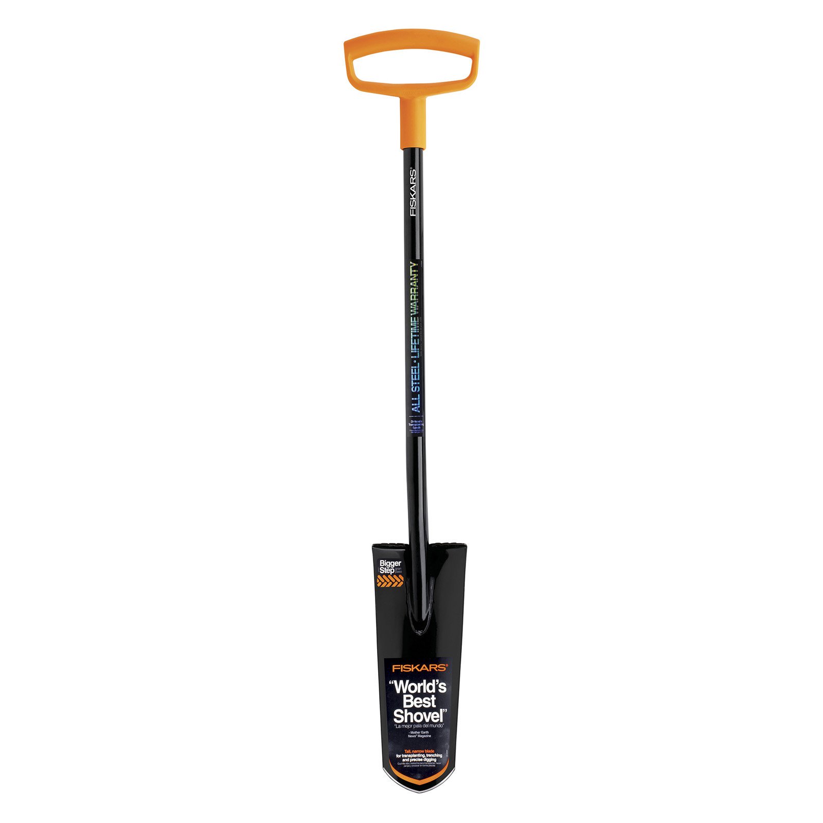 Fiskars D-Handle Garden Spade Shovel. Steel Head Garden Shovel
