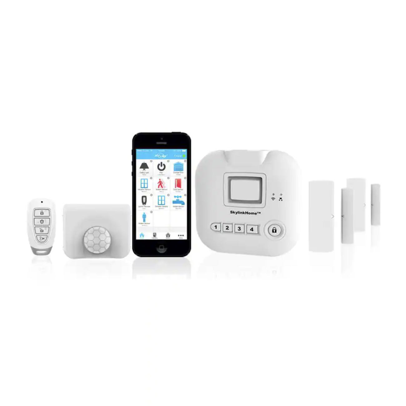 SkyLink Wireless Alarm. Security System Kit - Echo Alexa and IFTTT Compatible