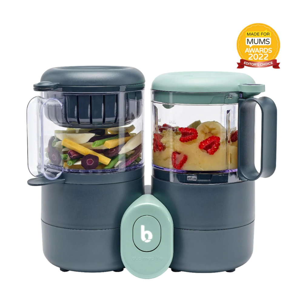 Babymoov Duo Meal Lite 4 In 1 Multi-use Food Processor w/ Steam Cooker & Blender