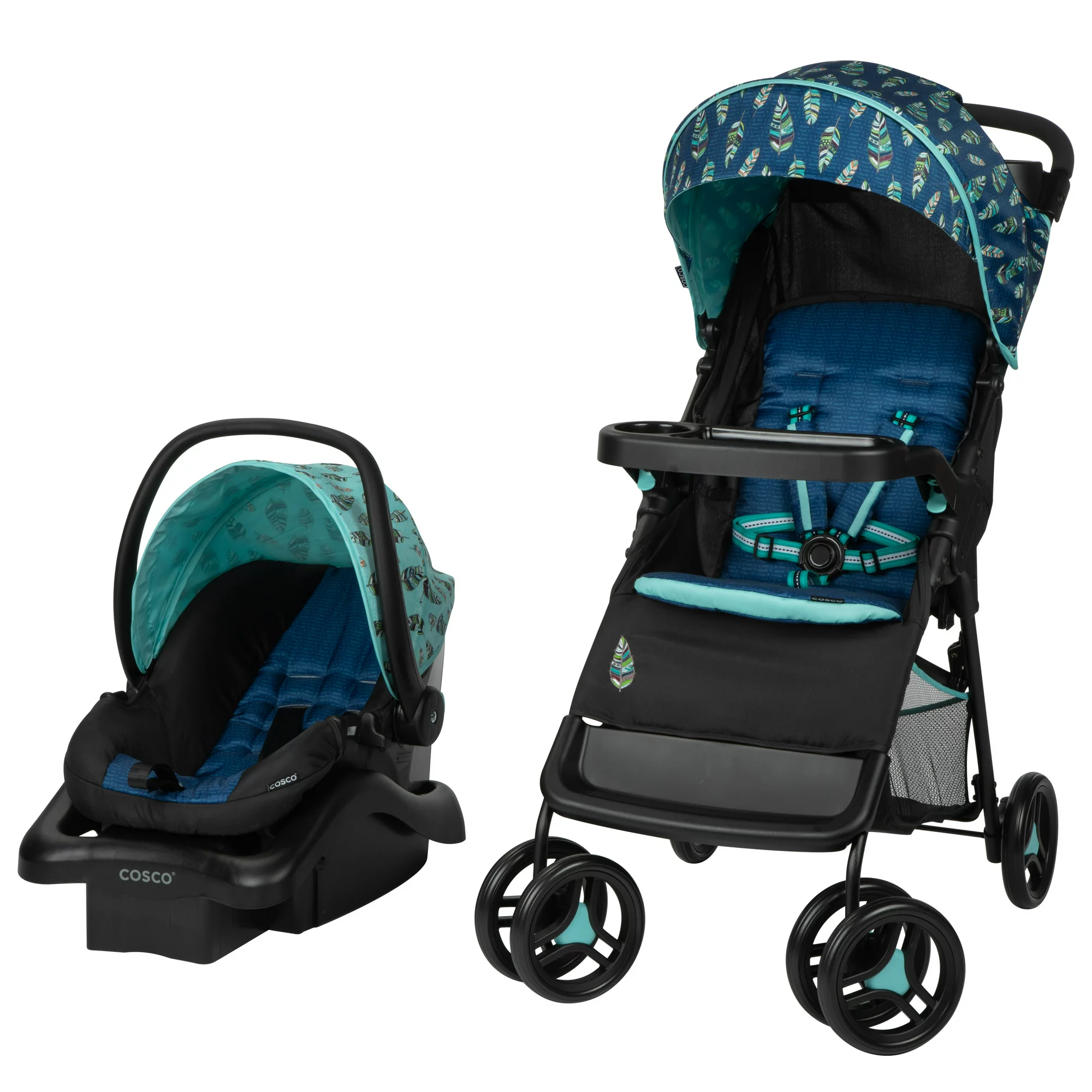 Cosco Lift & Stroll DX Travel System. Featherly
