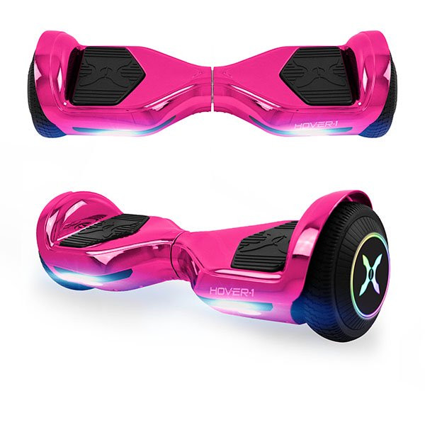 Hover-1 Allstar Hoverboard. Pink. 6.5 In. LED Wheels. Ideal For Boys And Girls 8+ And Less Than 220 Lbs.