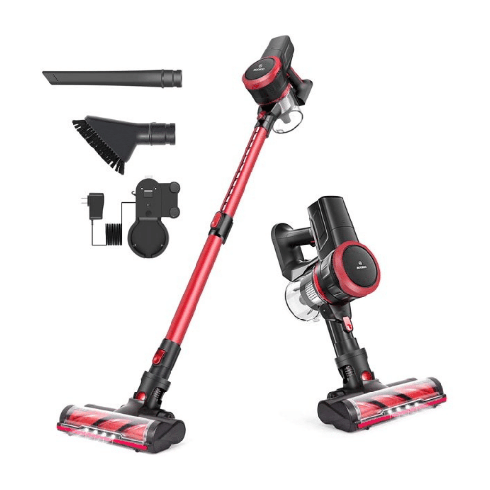 Moosoo K17 Cordless Vacuum 23Kpa 4-in-1 Stick Vacuum Cleaner For Carpet Hard Floor Pet Hair