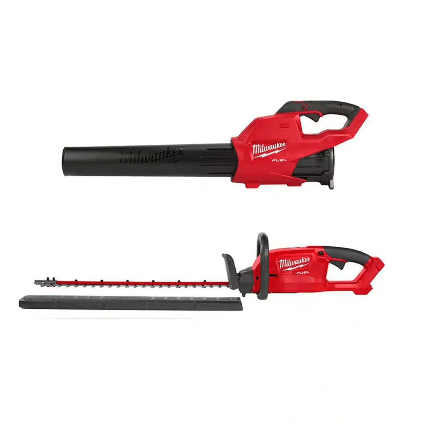 Milwaukee Lithium-Ion Brushless Cordless Handheld Blower And Hedge Trimmer Combo Kit. 2724-20-2726-20