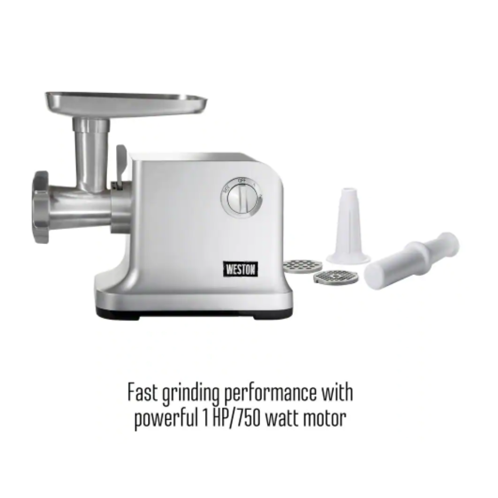 Weston - #12 Heavy-Duty Electric Grinder - Silver