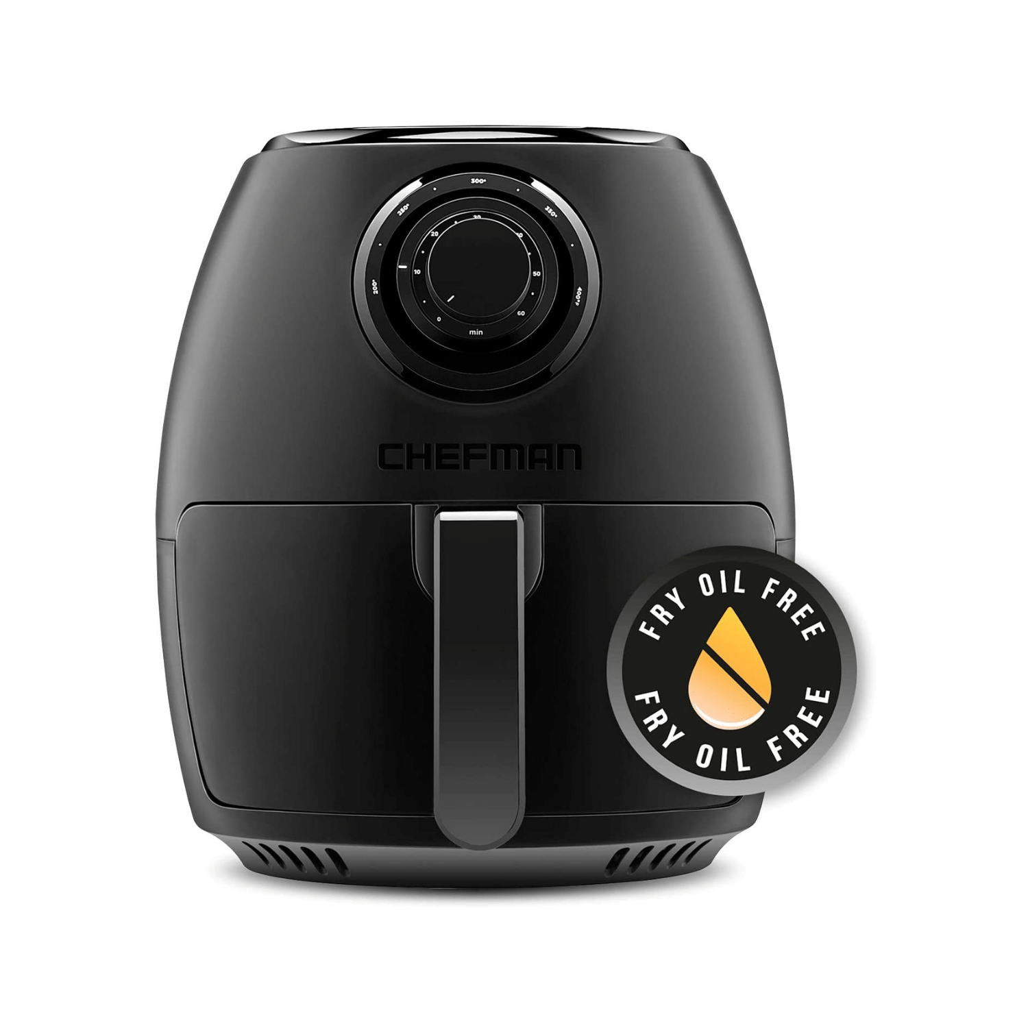 Chefman TurboFry 3.6Quart Air Fryer Oven. Matte Black