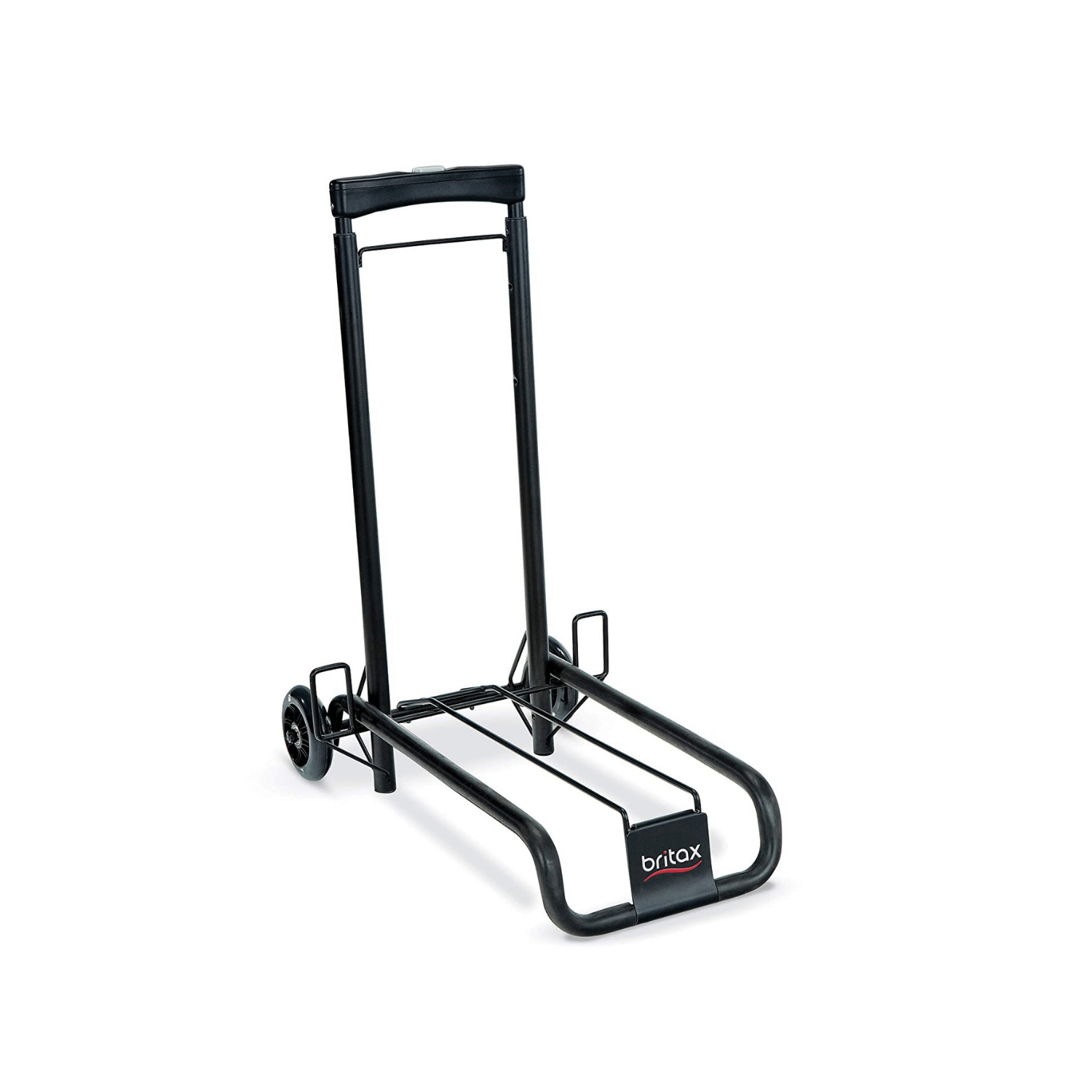 Britax Car Seat Travel Cart. Adjustable Handle. Compact Fold. Fits in Airplane Overhead Bin