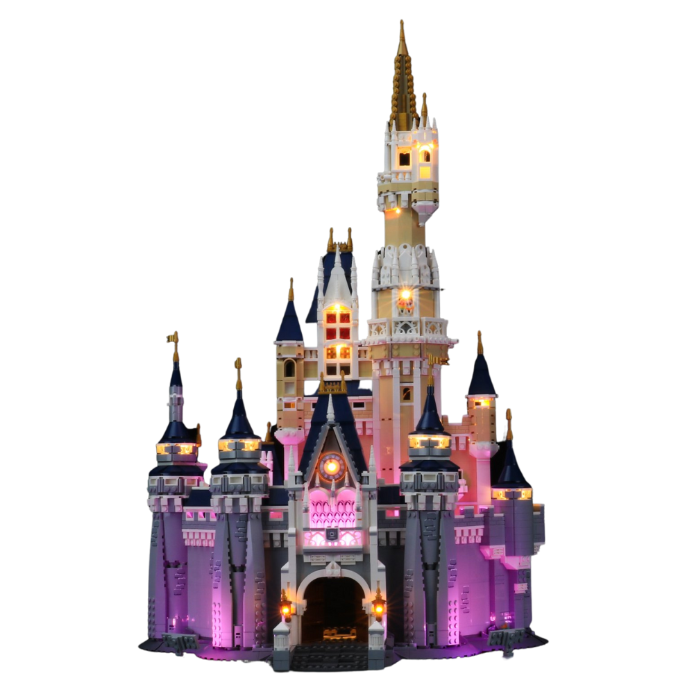 Briksmax LED Lighting Kit with Remote Control for the Cinderella Princess Castle Compatible with Legos 71040 Building Model (Not Include the Building Set)