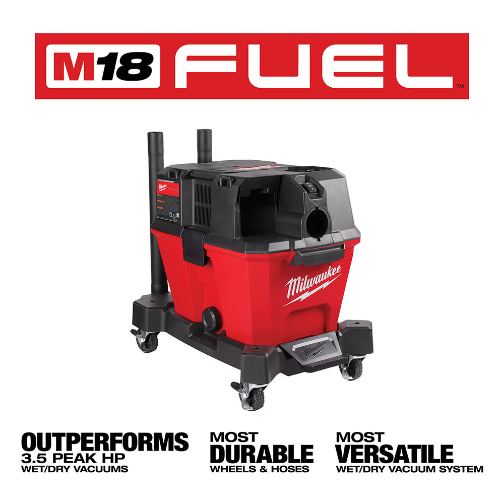 Milwaukee M18 FUEL Wet/Dry Vacuum 6 Gallon. Bare Tool (0910-20)