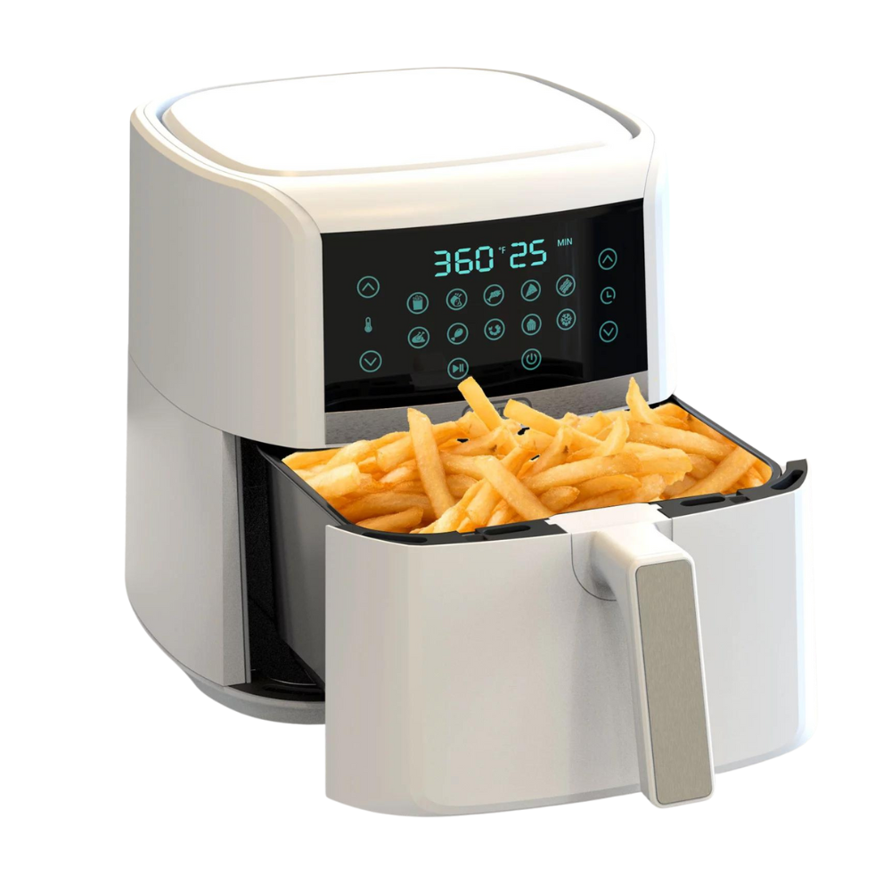 Wetie AF72 10-In-1 7.5 Quart Air Fryer Oven with Basket & Touch Panel. Recipe Included