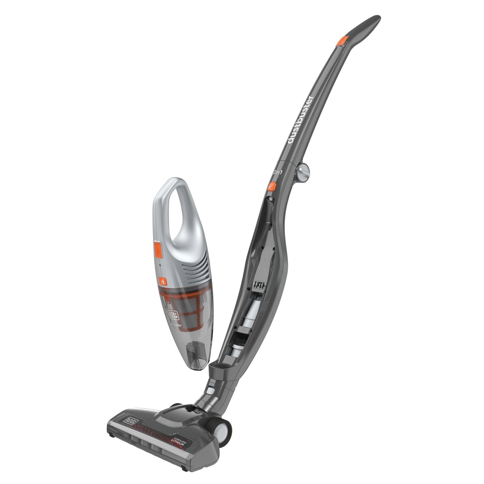 Black + Decker POWERSERIES Dustbuster 2in1 Cordless Stick Vacuum (Convertible to Handheld)