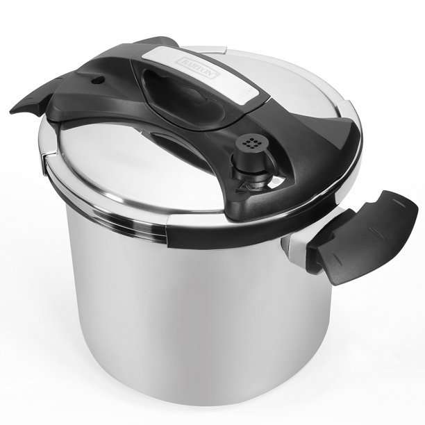 Barton Commercial 18/8- Stainless Steel 10.5 Quart Pressure Cooker With Easy-Lock Lid System