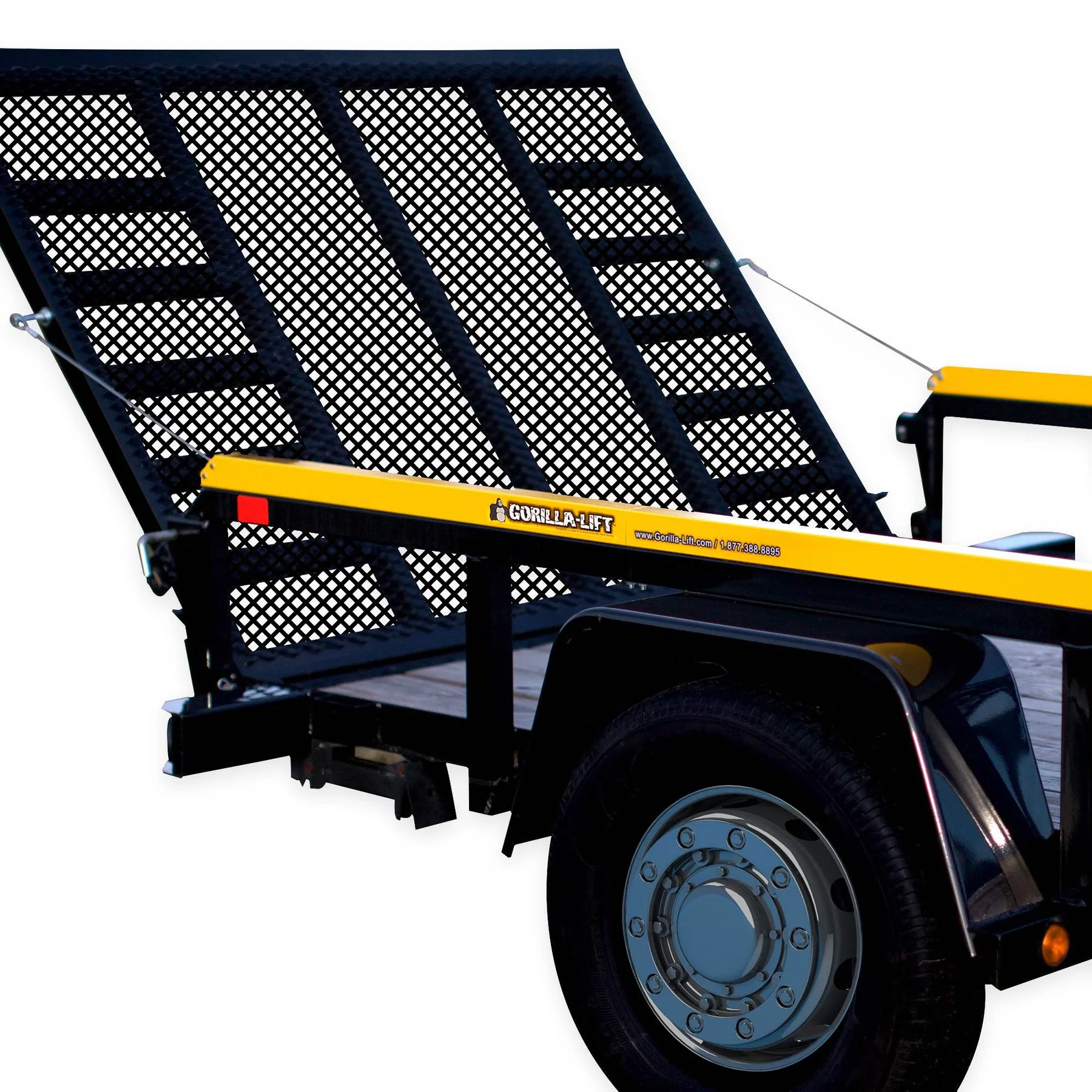 Gorilla-Lift 40101042G 2 Sided Tailgate Utility Trailer Gate & Ramp Lift Assist System