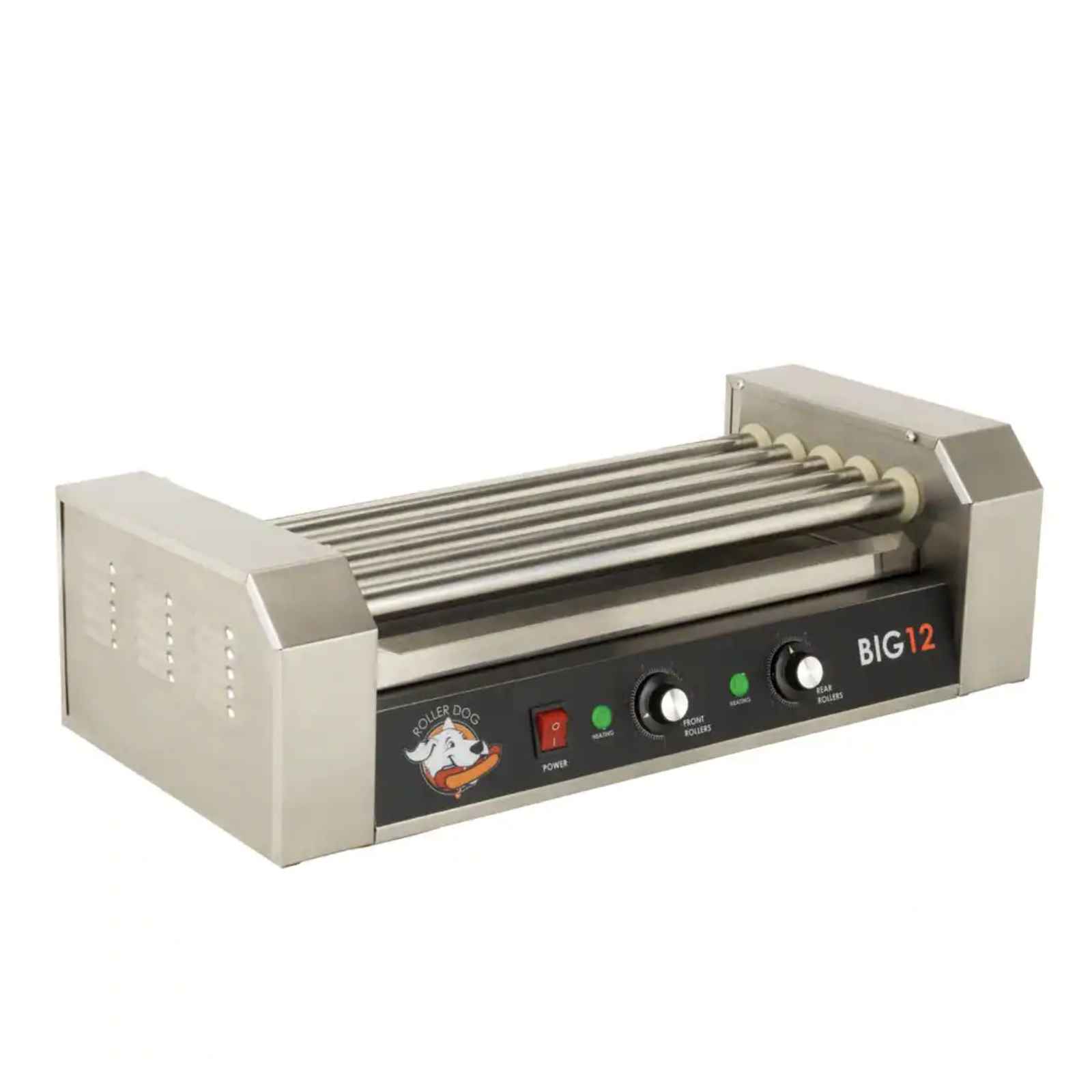 Funtime 180 sq. in. Stainless Steel Hot Dog Roller Grill