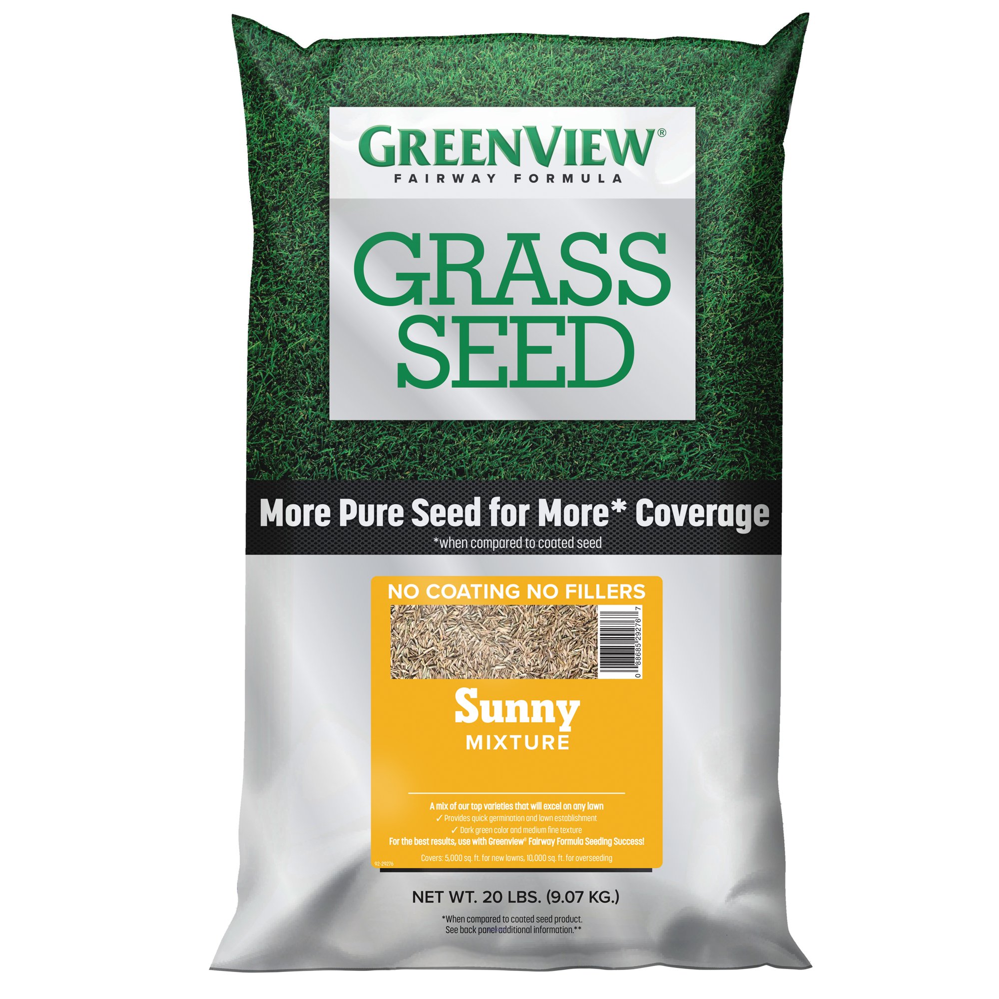 GreenView Fairway Formula Grass Seed Sunny Mixture - 20 lb