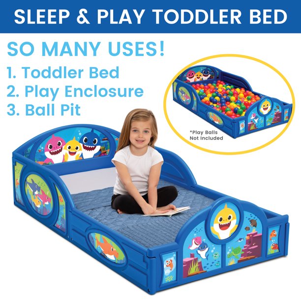 Nickelodeon Baby Shark 4-Piece Room-in-a-Box Bedroom Set by Delta Children