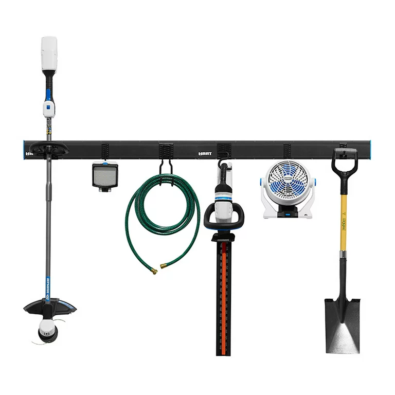 Hart 15-Piece Garage Storage Rail Starter Kit
