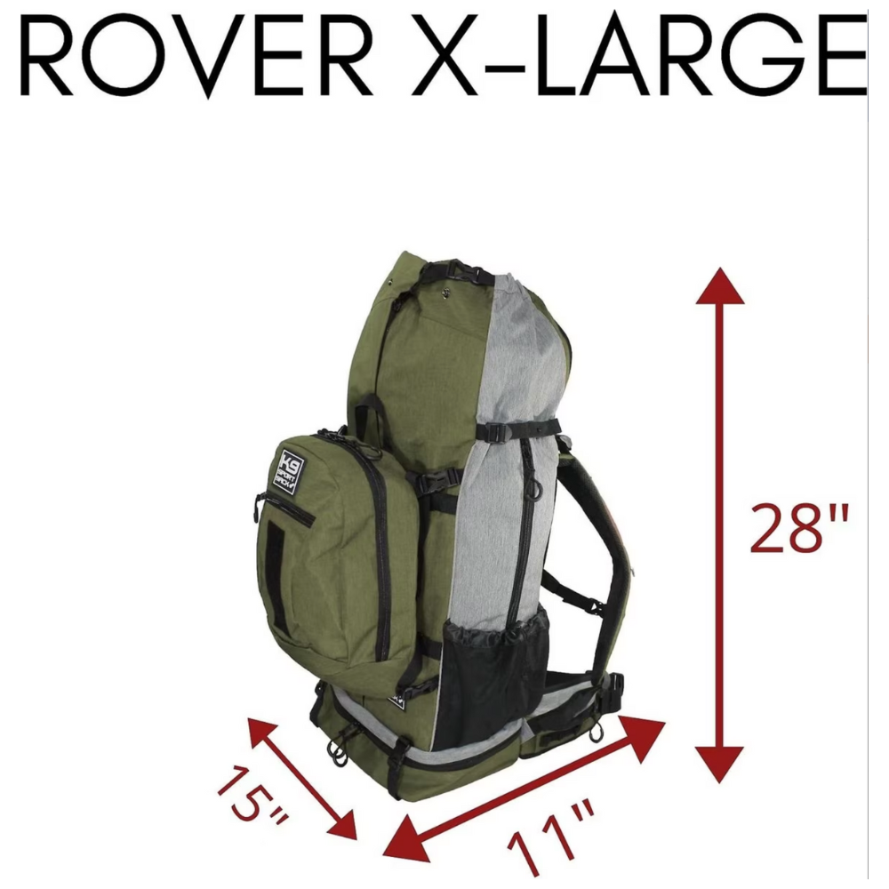 K9 Sport Sack Green Rover Forward Facing Dog Carrier Backpack. X-Large