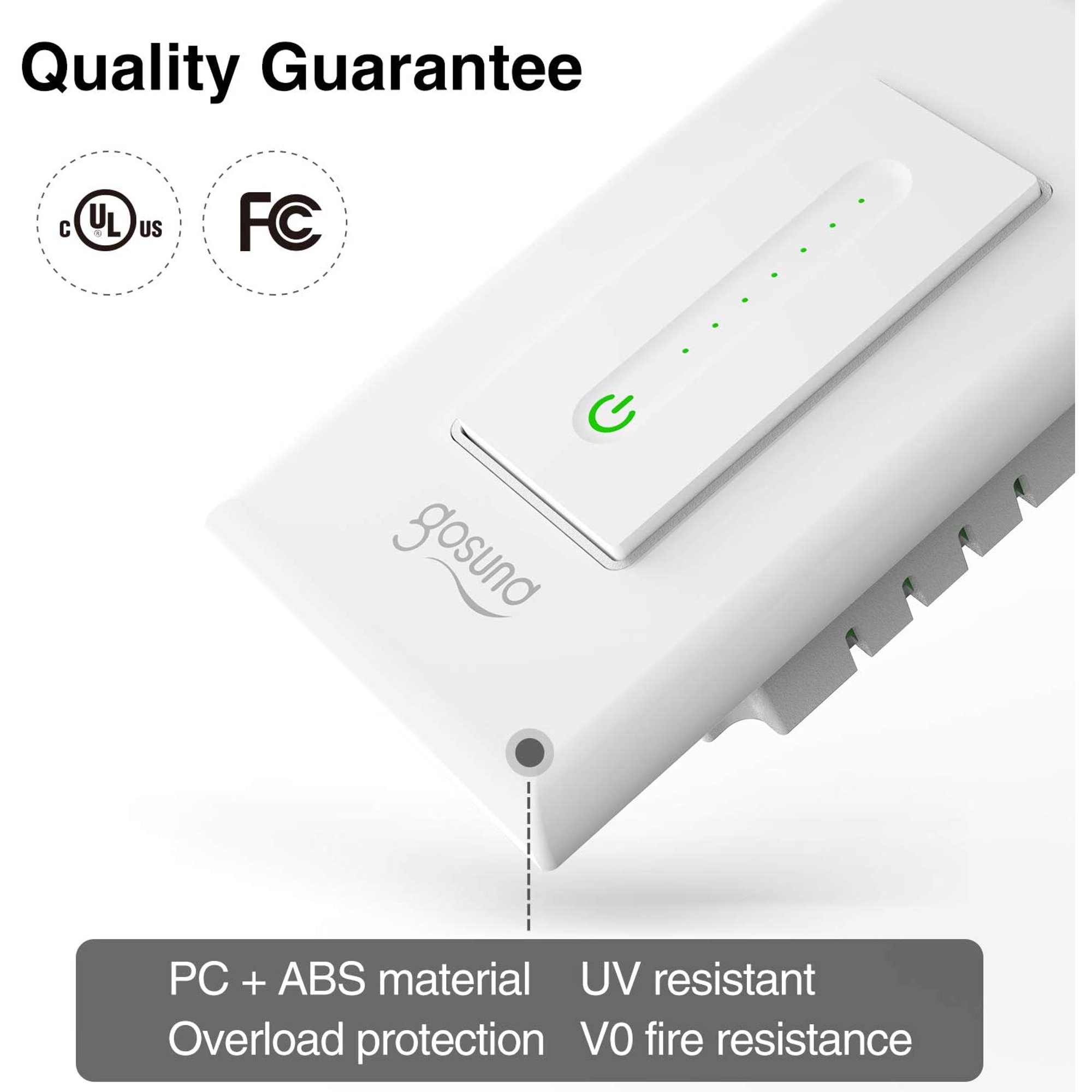 Gosund WiFi Remote Control Smart Dimmer Switch Single-Pole. 4-Pack