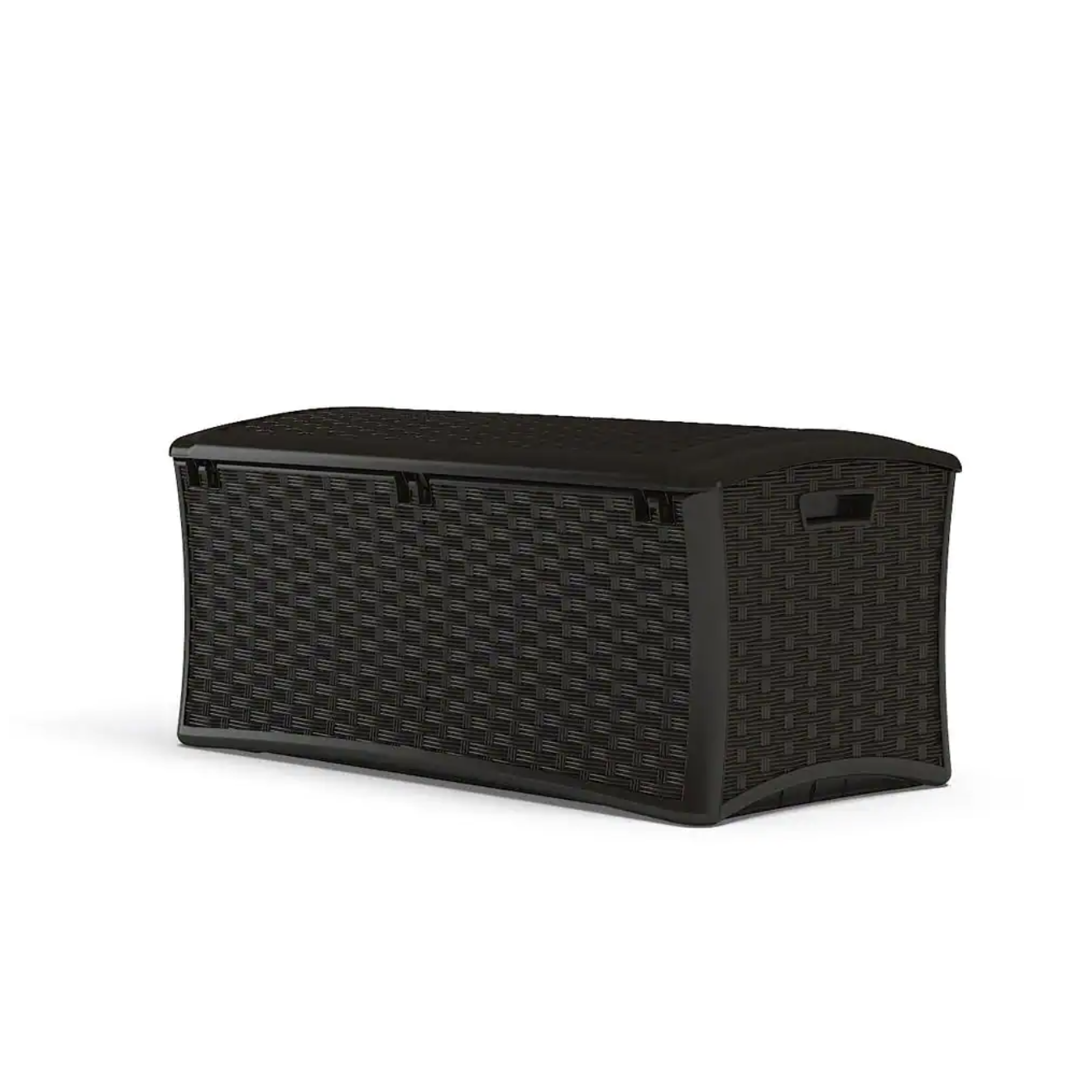 Suncast 72 Gal. Resin Wicker Deck Box