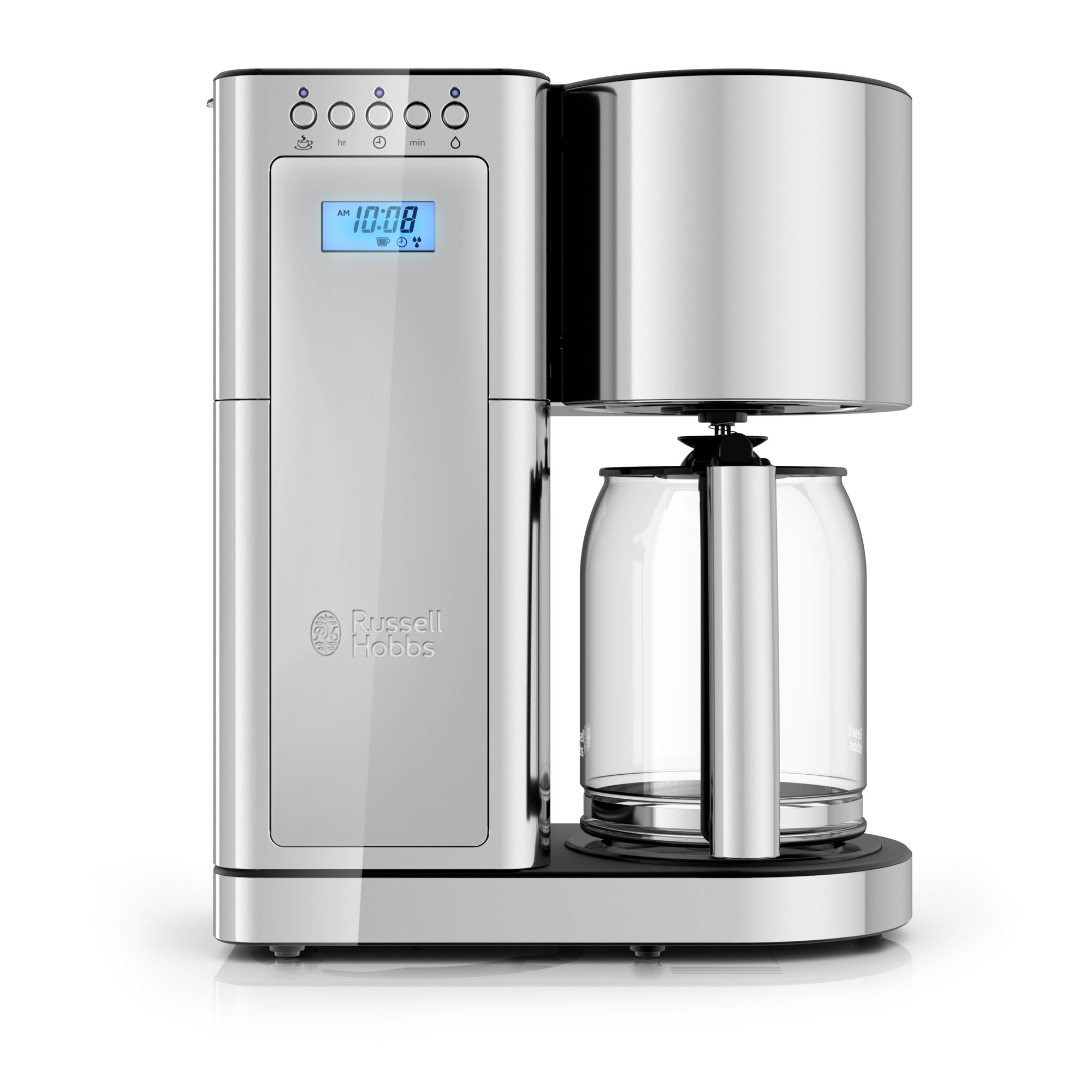 Russell Hobbs Glass Series 8-Cup Coffeemaker. Silver. CM8100GYR