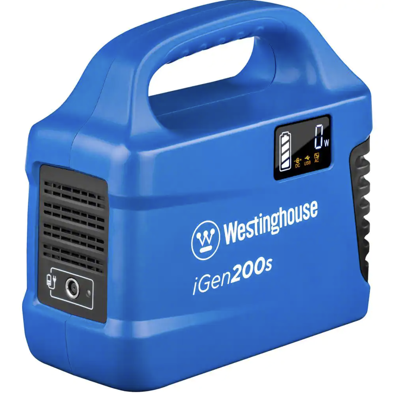 Westinghouse 150-Watt/300-Watt Lithium-Ion Portable Power Station with Power Inverter. LCD Display