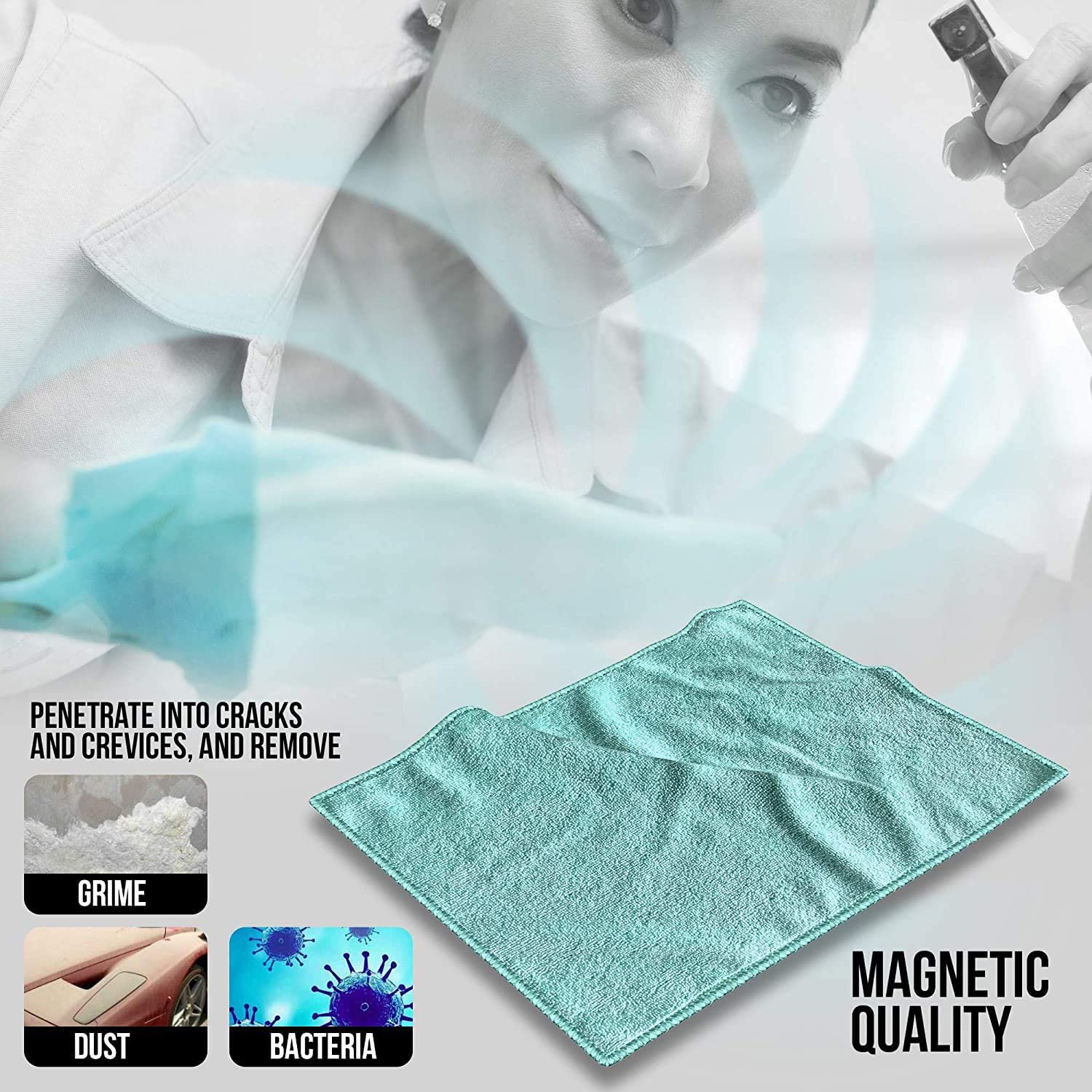 iCooker Microfiber Cleaning Cloths for Cars And Household Cleaner