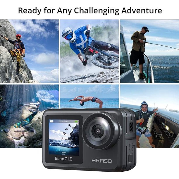 Akaso Brave 7 LE Action Camera. 4K30FPS 20MP WiFi Sport Camera