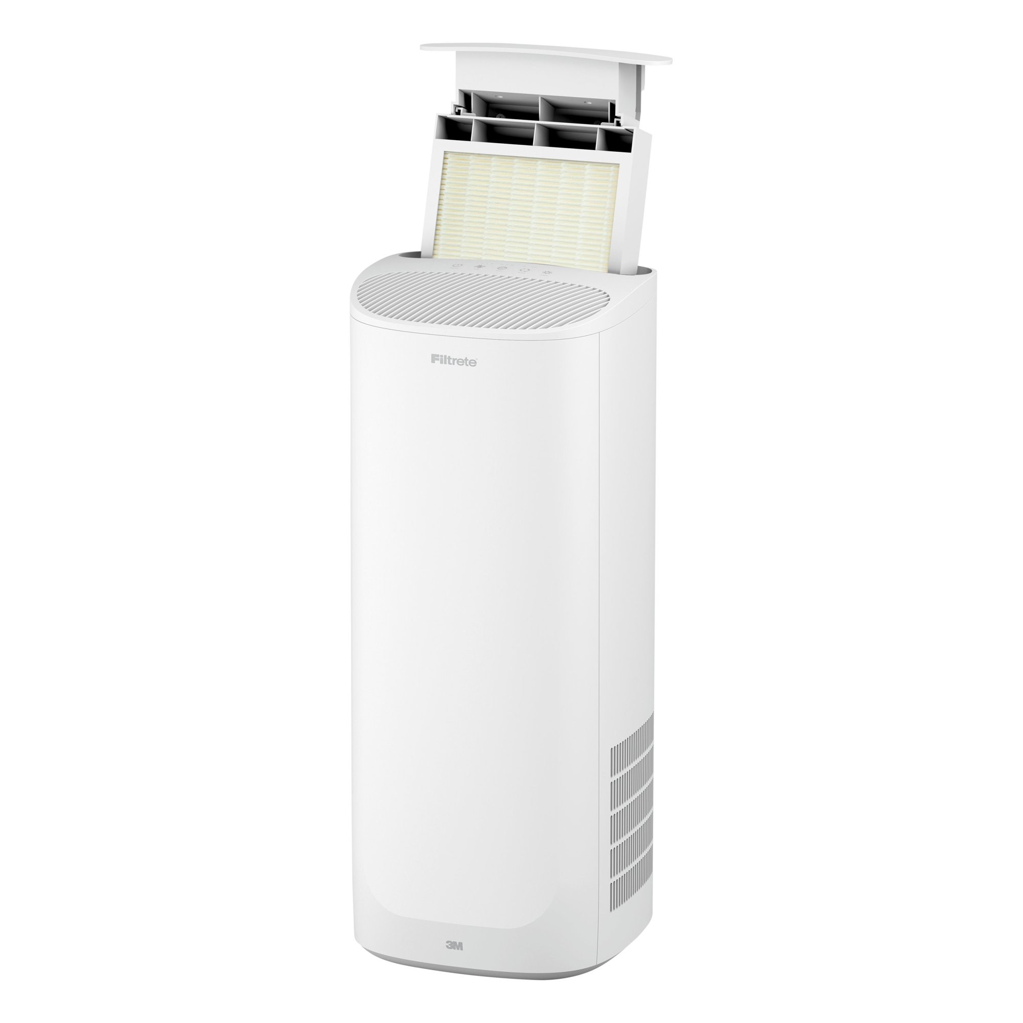 Filtrete by 3M Room Air Purifier for Large Room Tower. White. True HEPA Filter Included