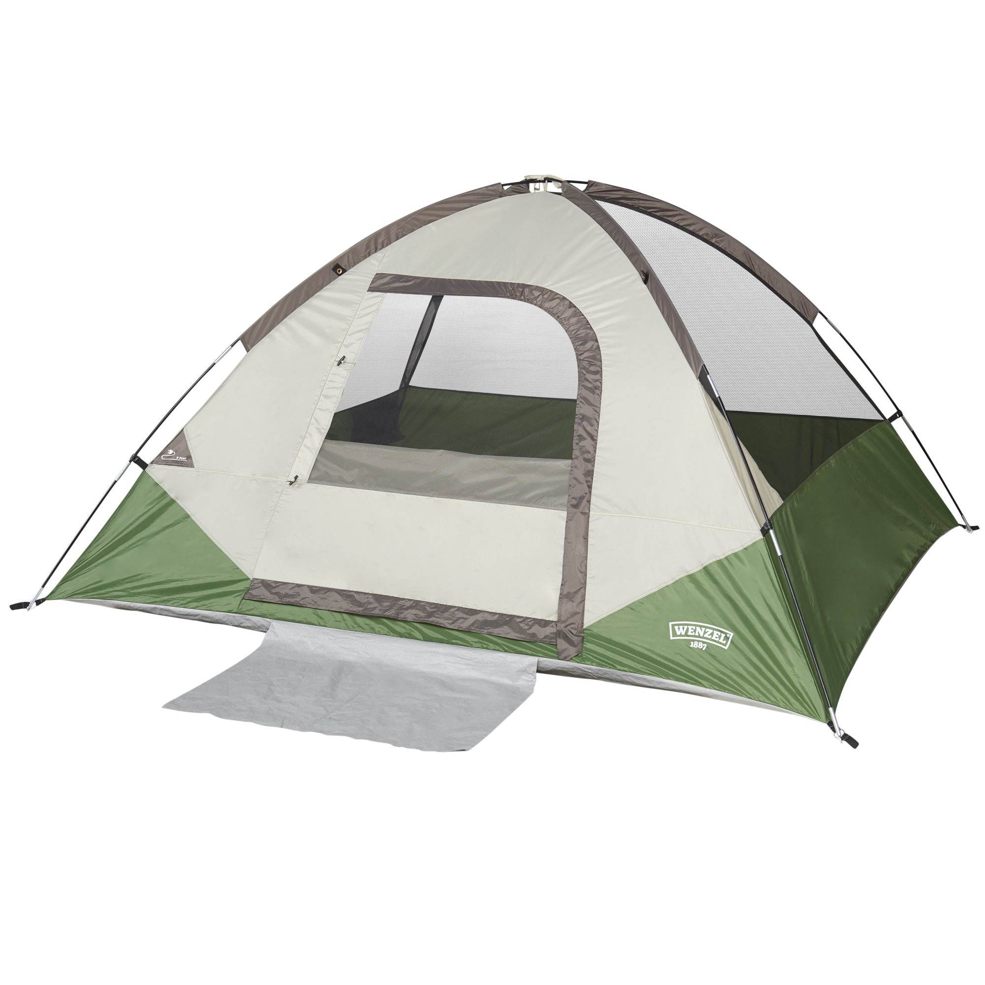Wenzel 4-Person Dome Tent. Green