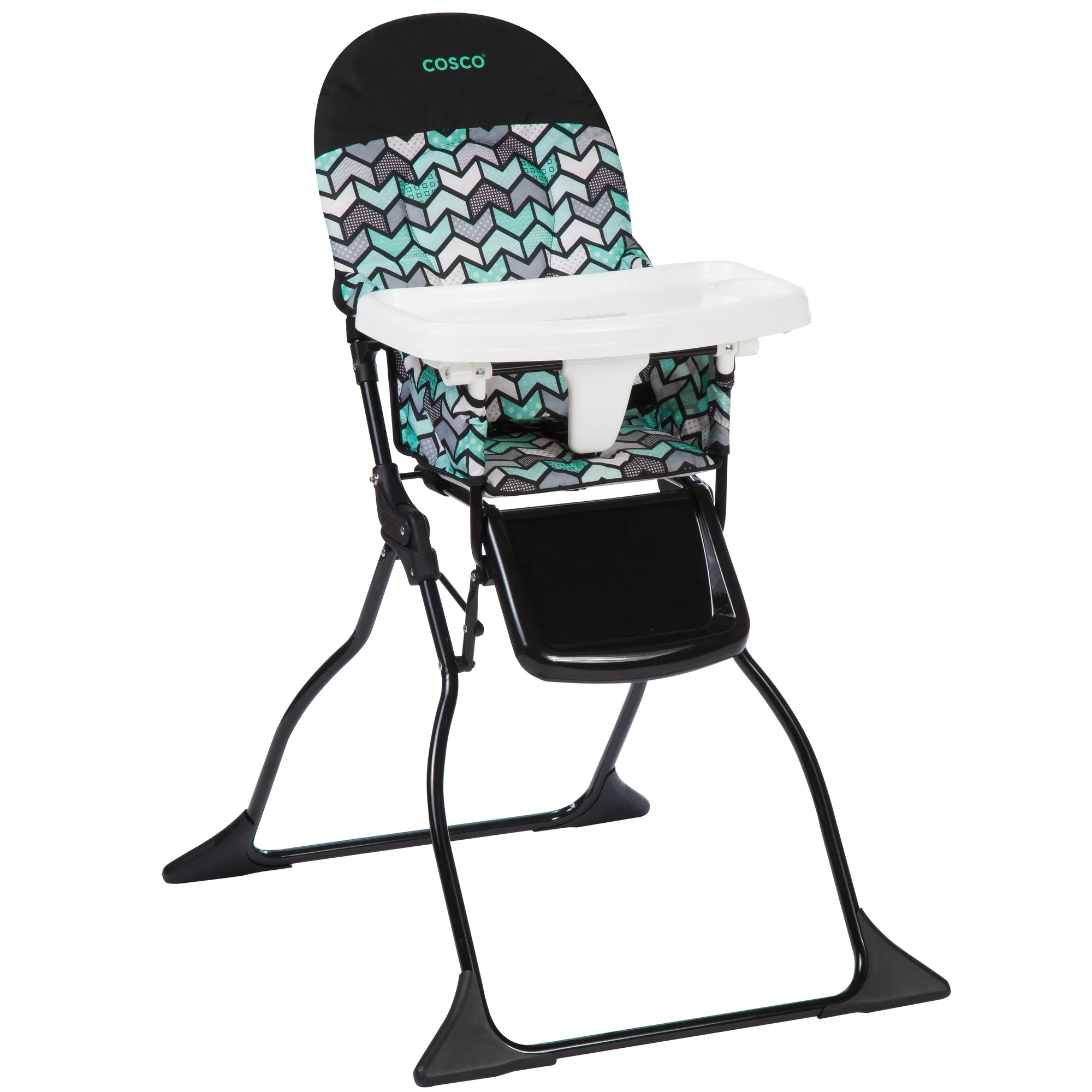 Cosco Simple Fold Full Size High Chair with Adjustable Tray. Spritz