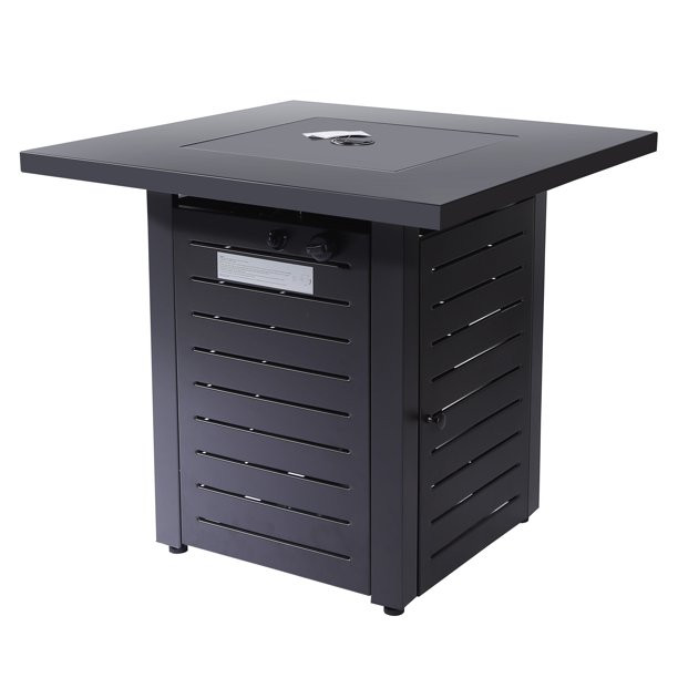 Mainstays 28″ Square 50000 BTU Propane Fire Pit Table