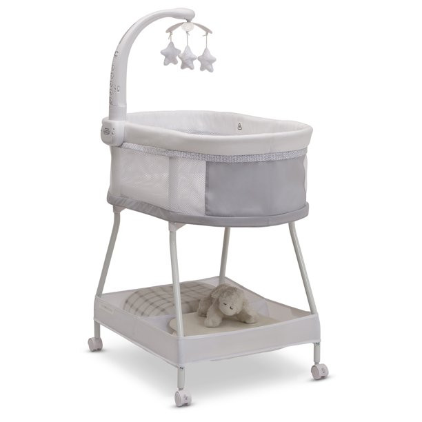 Delta Children Sweet Slumber Bassinet. Grey Summit