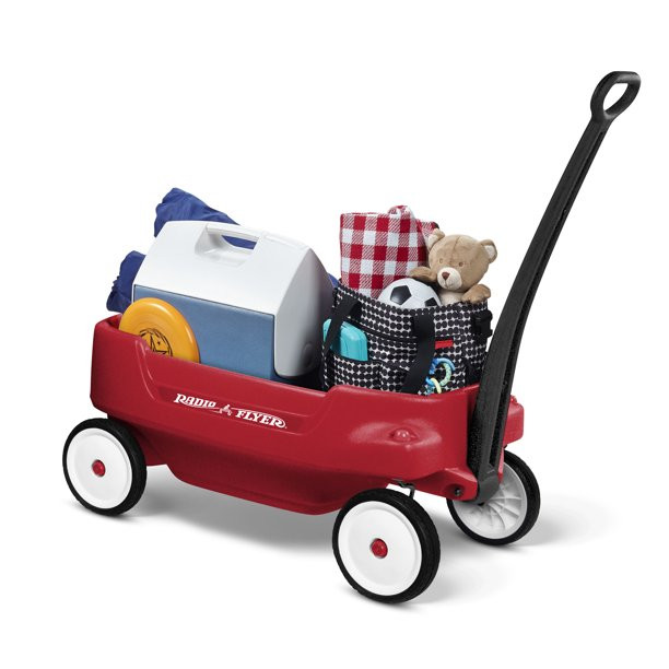 Radio Flyer. Pathfinder 2-in-1 Wagon. Folding Seats. Red