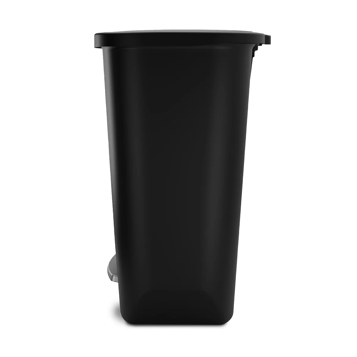 Glad 20 gal Plastic Kitchen Step On Garbage Can. Black