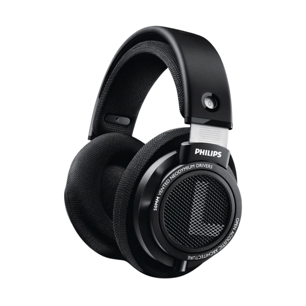 Philips Audio SHP9500 HiFi Precision Stereo Over-Ear Headphones. Black