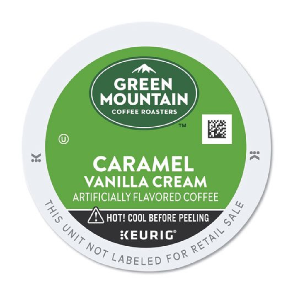 Green Mountain Coffee Caramel Vanilla Cream Coffee K-Cups. 24/box. Bundle of 2 Boxes