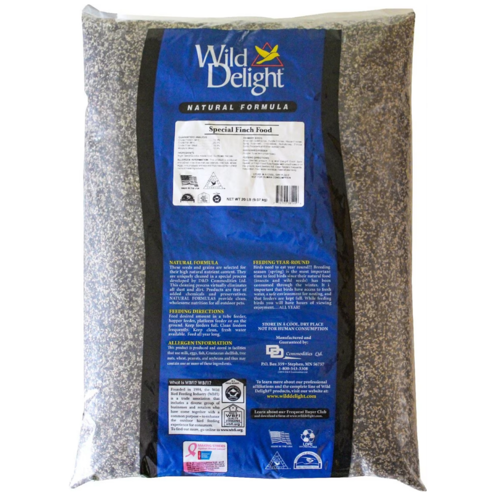 Wild Delight Special Finch Wild Bird Food. 20-lb bag