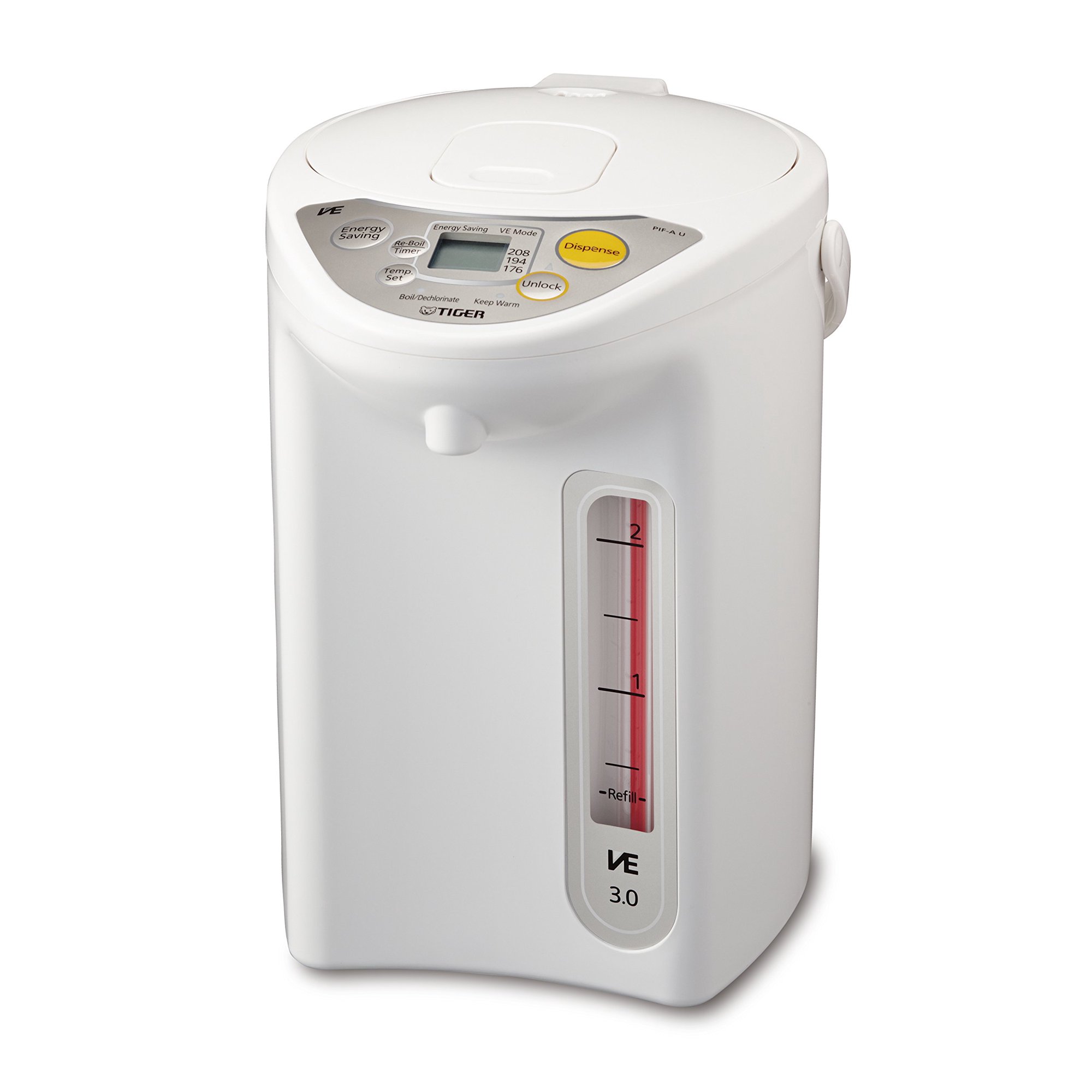 Tiger Micom Electric Water Boiler & Warmer. 3L. White