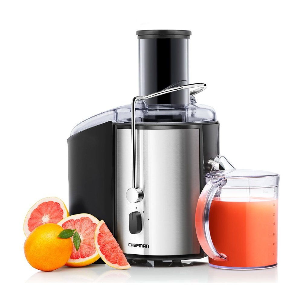 Chefman 2-Speed Electric Juicer. 700W. Stainless Steel Blades