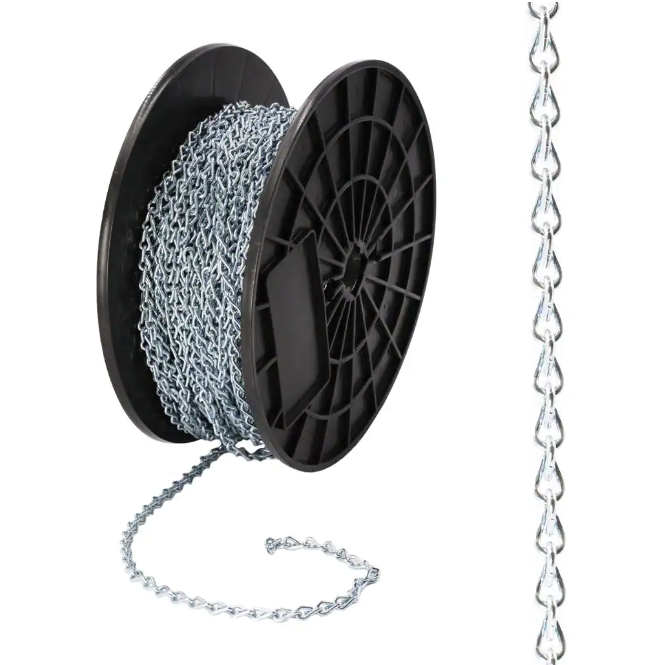 Everbilt #16 x 250 ft. Zinc Plated Steel Jack Chain