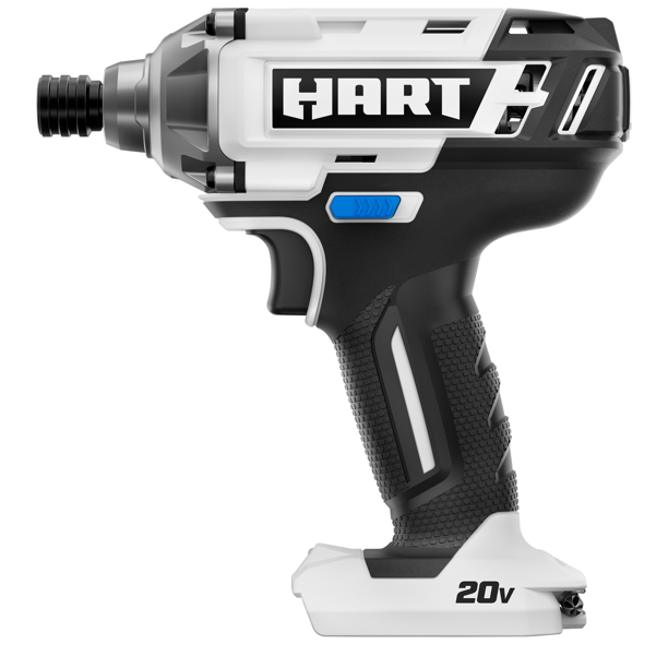 Hart 20-Volt Cordless Impact Driver Kit. (2) 20-Volt 1.5Ah Lithium-Ion Battery