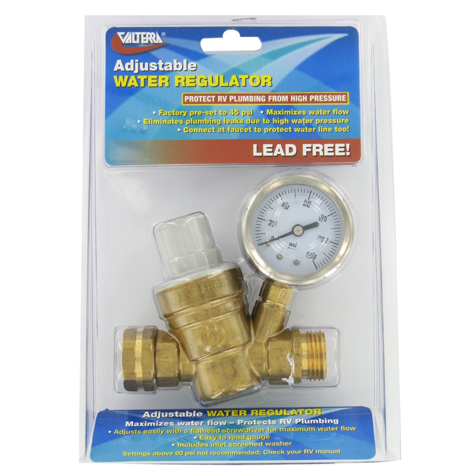Valterra A01-1117VP Adjustable Water Regulator