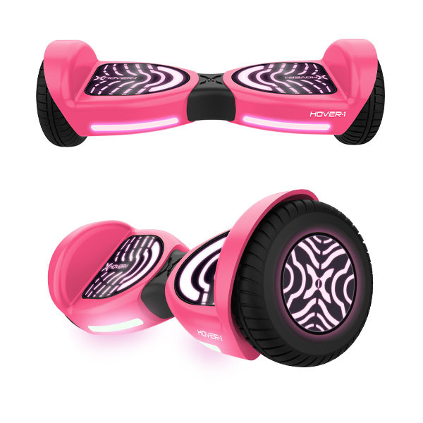Hover-1 Rocket 2.0 Hoverboard. Pink. with LED Lights. Max Speed 7 MPH