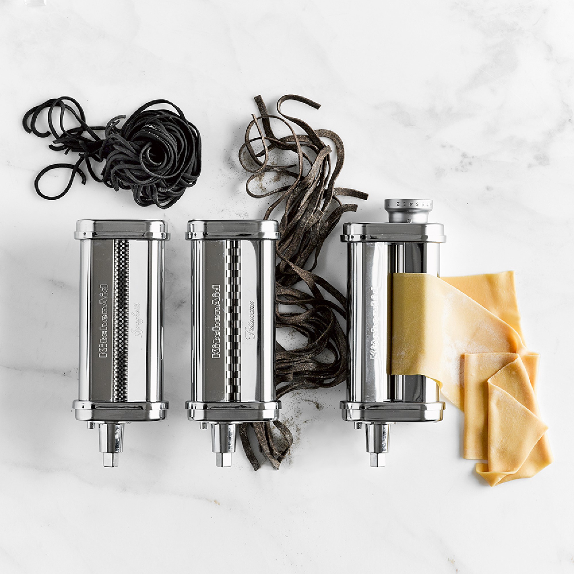 KitchenAid 3-Piece Pasta Roller & Cutter Attachment Set