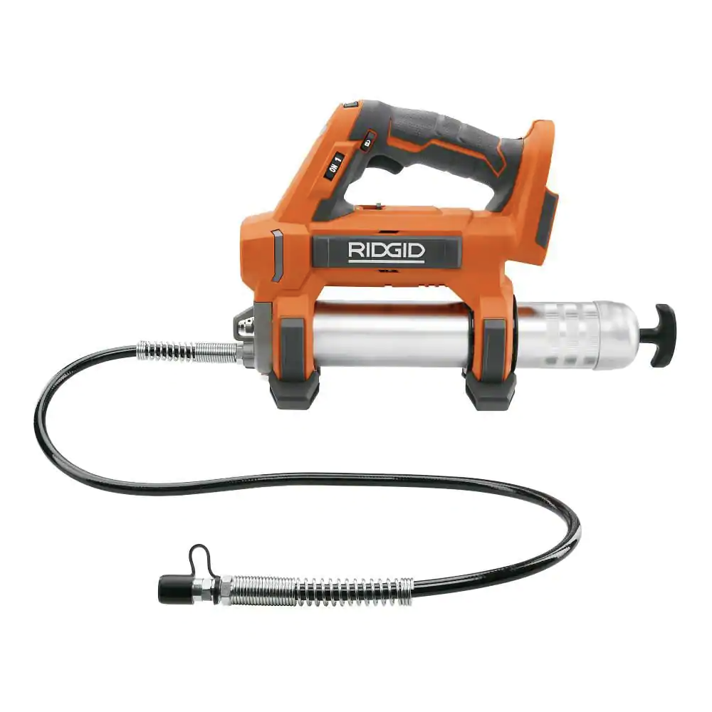Ridgid 18V Cordless Grease Gun with 18V Lithium-Ion 4.0 Ah Battery