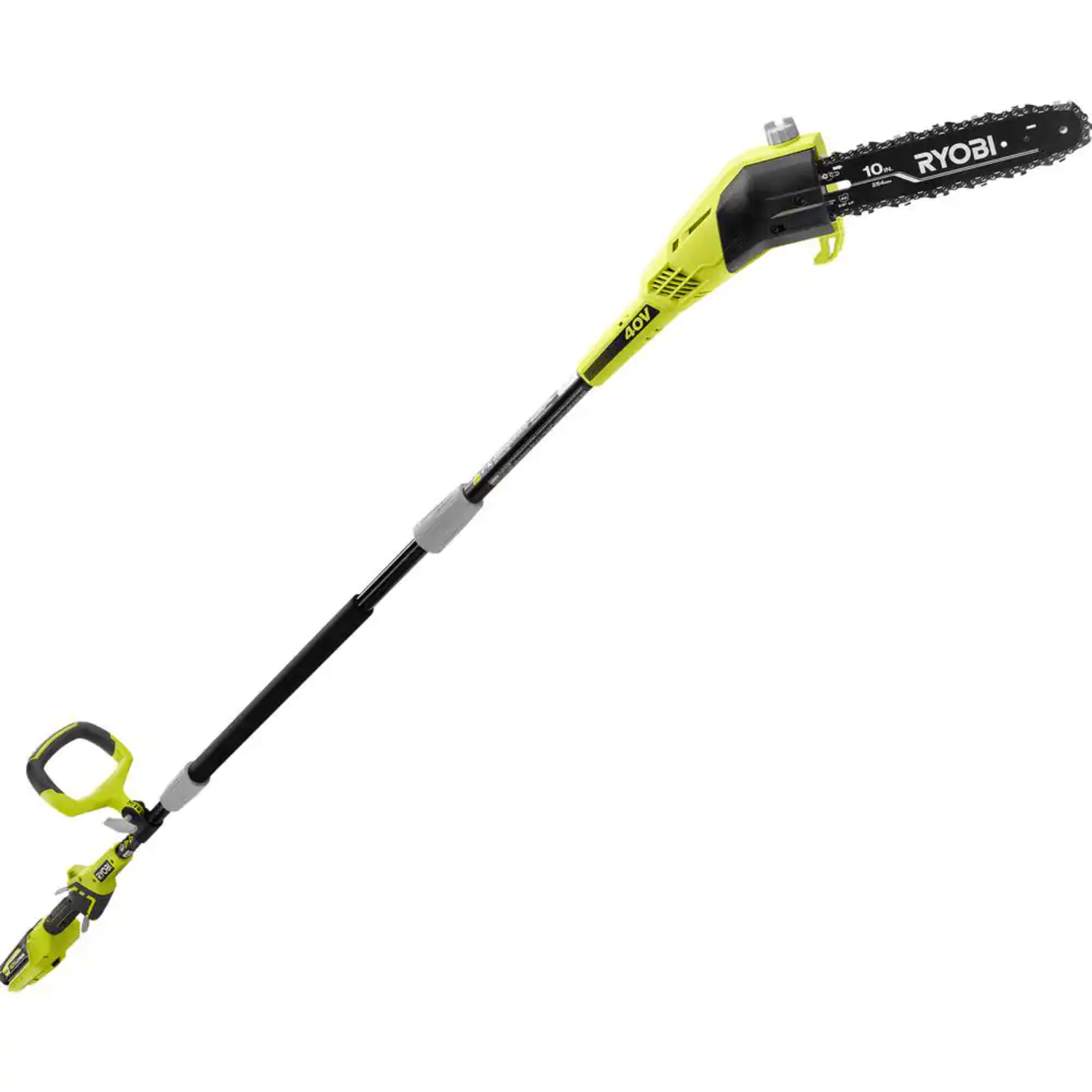 Ryobi 40V 10 in. Cordless Battery Pole Saw with 2.0 Ah Battery and Charger. RY40560