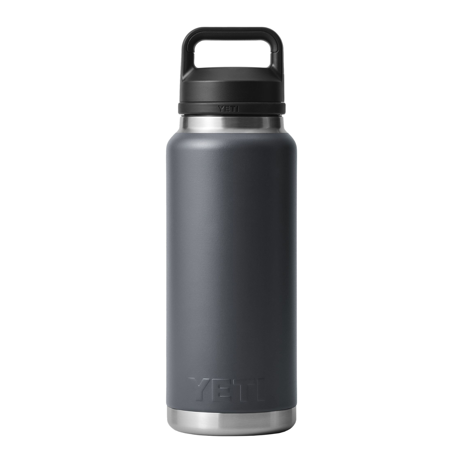 Yeti 36 oz. Rambler Bottle with Chug Cap. New Charcoal