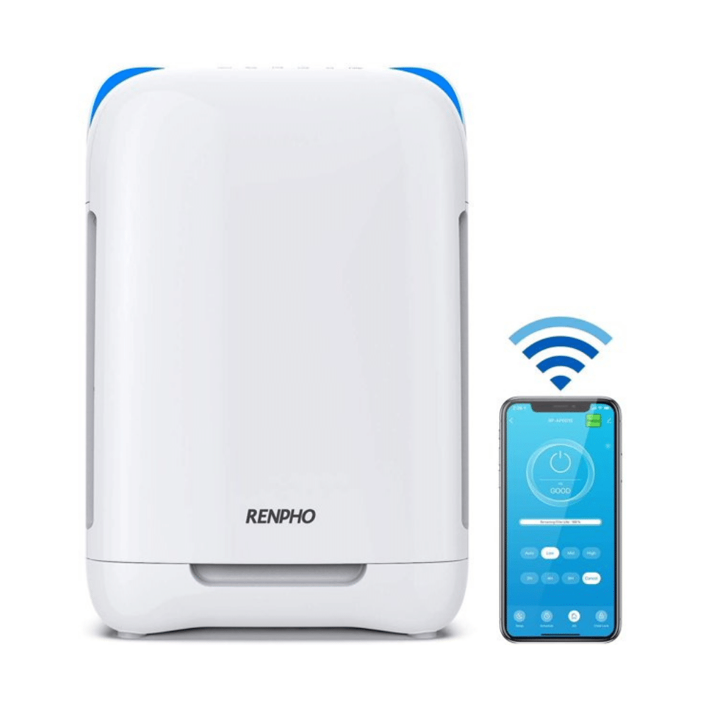 Renpho Air Purifier with Smart Wifi. H13 HEPA Filter Air Purifier for Room Up to 356 Sq. Ft.