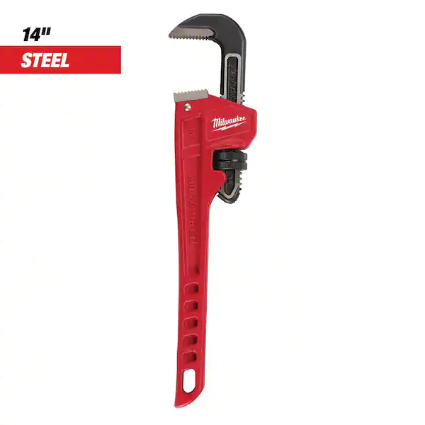 Milwaukee 14 in. Steel Pipe and Cheater Pipe Wrench Set (2-Piece)